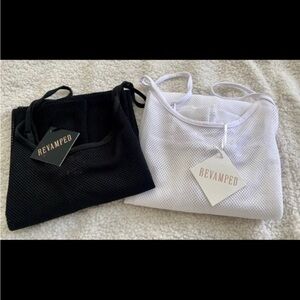 NWT - ReVamped - Net Swimsuit Cover Up Maxi Dress White